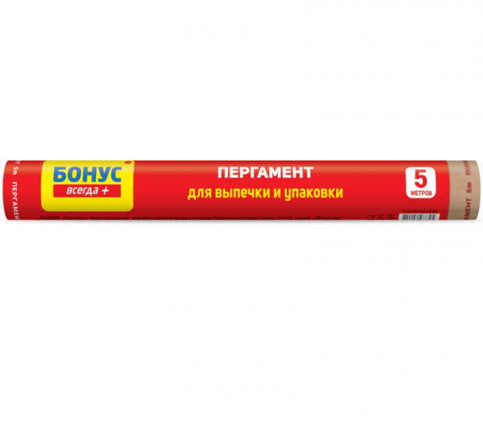 

Пергаментная бумага Бонус+ 5м 7795