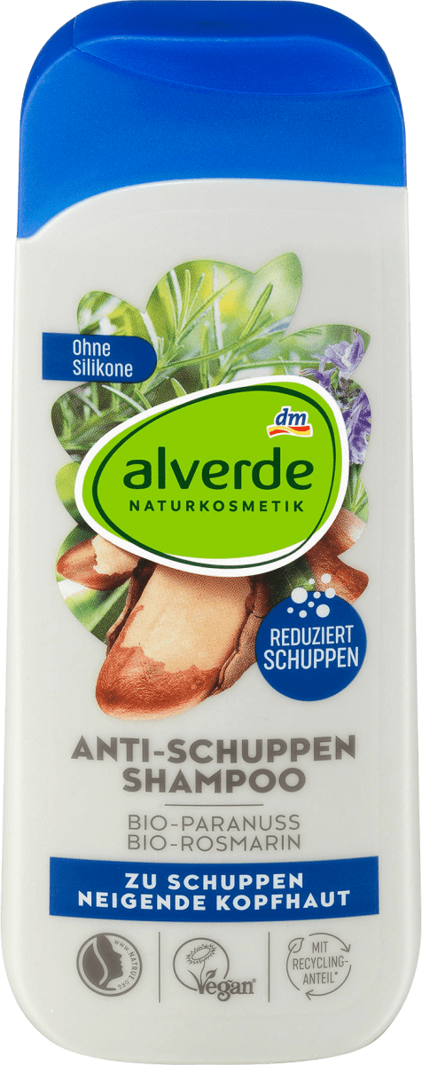 

Шампунь против перхоти alverde NATURKOSMETIK Anti-Schuppen, 200 ml