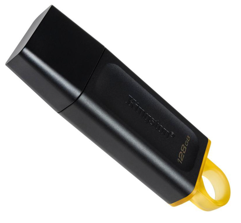 

Флешка USB Flash 128GB USB 3.2 Kingston DataTraveler Exodia (DTX/128GB) Black/Yellow, Черный