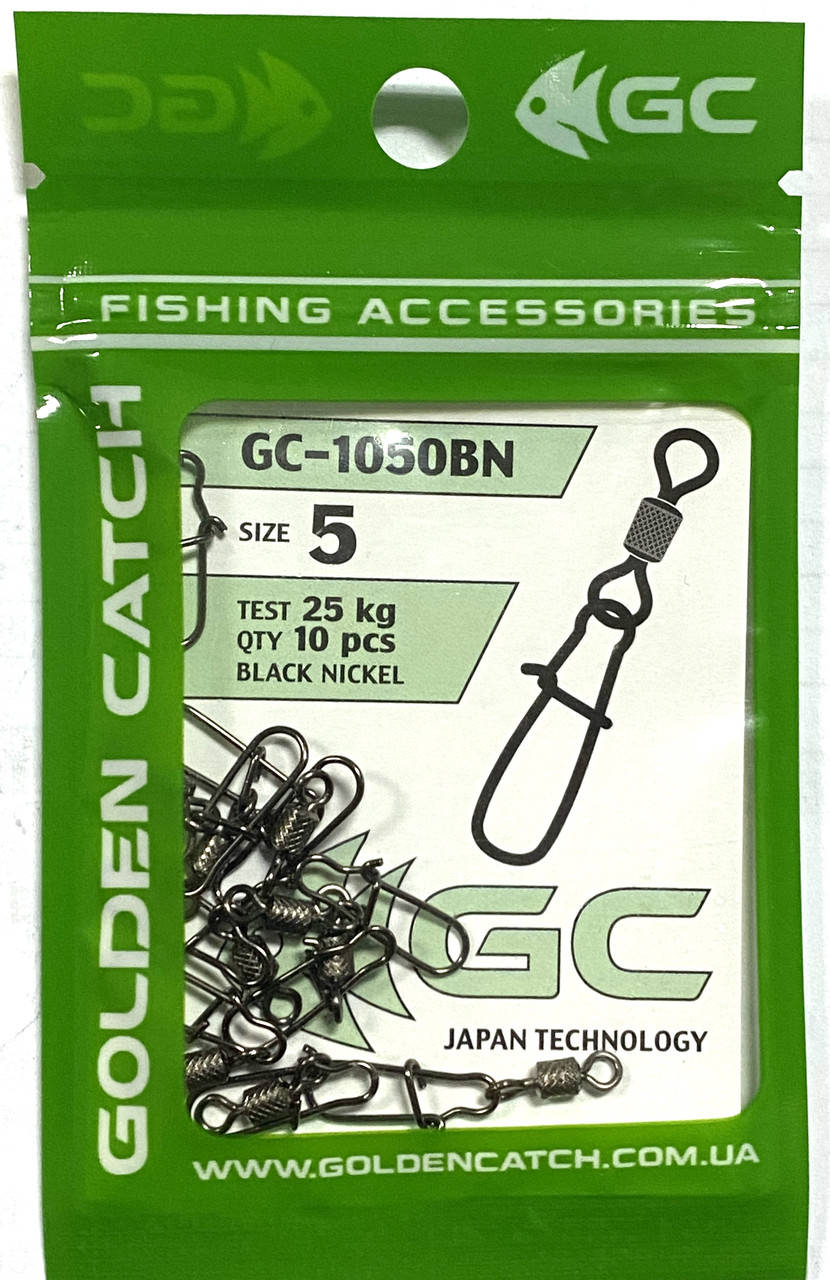 

Карабин Golden catch 5, (10шт.),25кг.