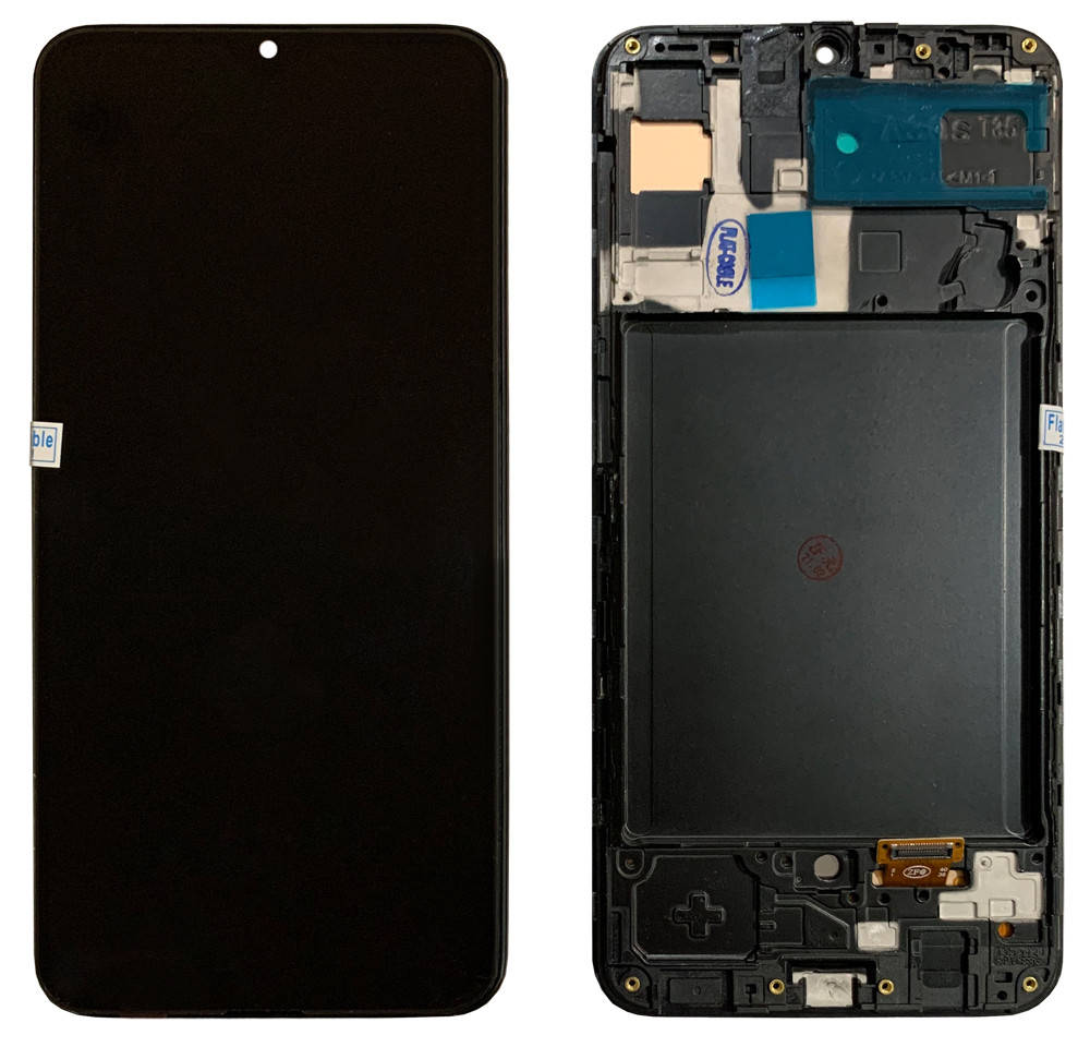 

Дисплей + сенсор Samsung A307 Galaxy A30S (2019) Черный LCD OLED с рамкой (PRC)