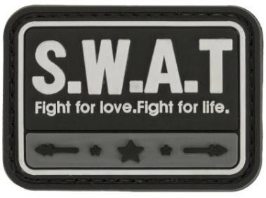 

Патч ПХВ на липучке SWAT Fight for love. Fight for life(BRT)