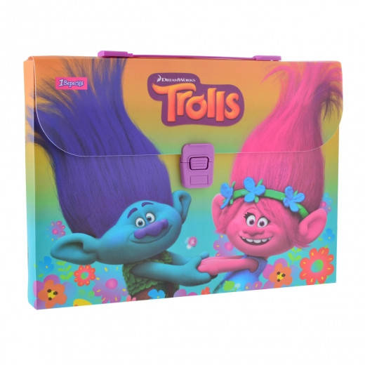 

Портфель пластиковый "Trolls", Разные цвета