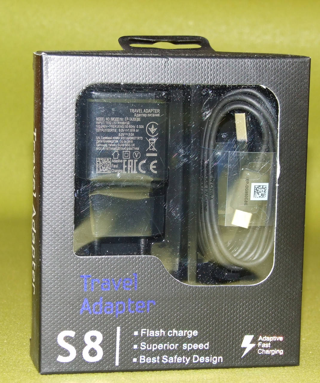

PS009 СЗУ Usb Fast Quick Charging S8 Швидка зарядка. Универсльное быстрое зарядное устройство. Блок питания., Черный