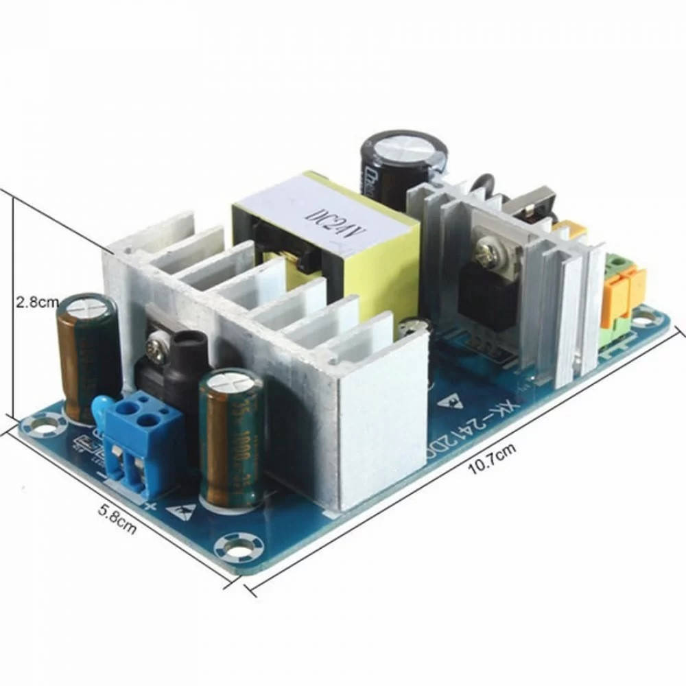 

Бескорпусной импульсный блок питания 24V 4A вход 100-240V WX-DC2412