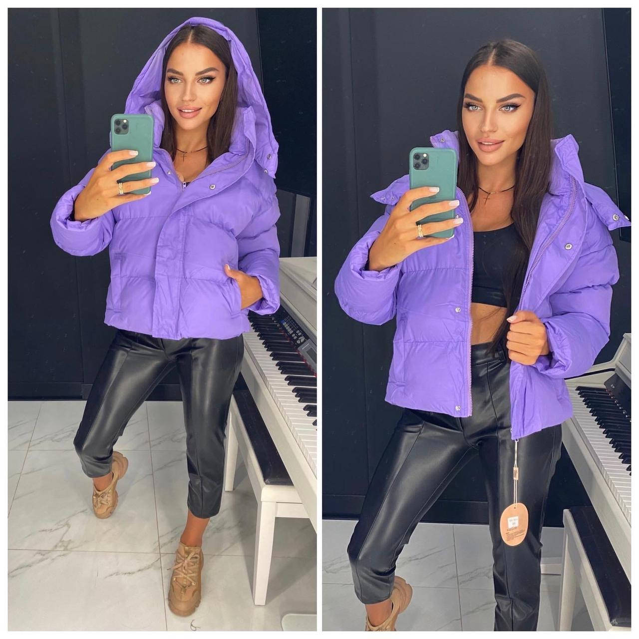 

Осенняя женская куртка с капюшоном .Новинка 2021, Черный