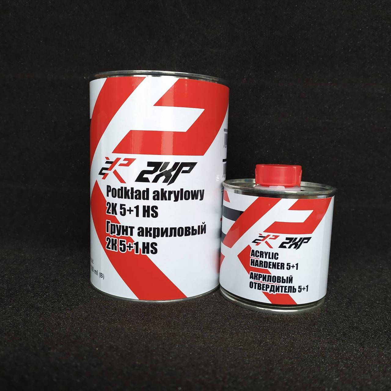 

Грунт акриловый 2XP HS 5+1 (0,8л+0,16л отв.) красный