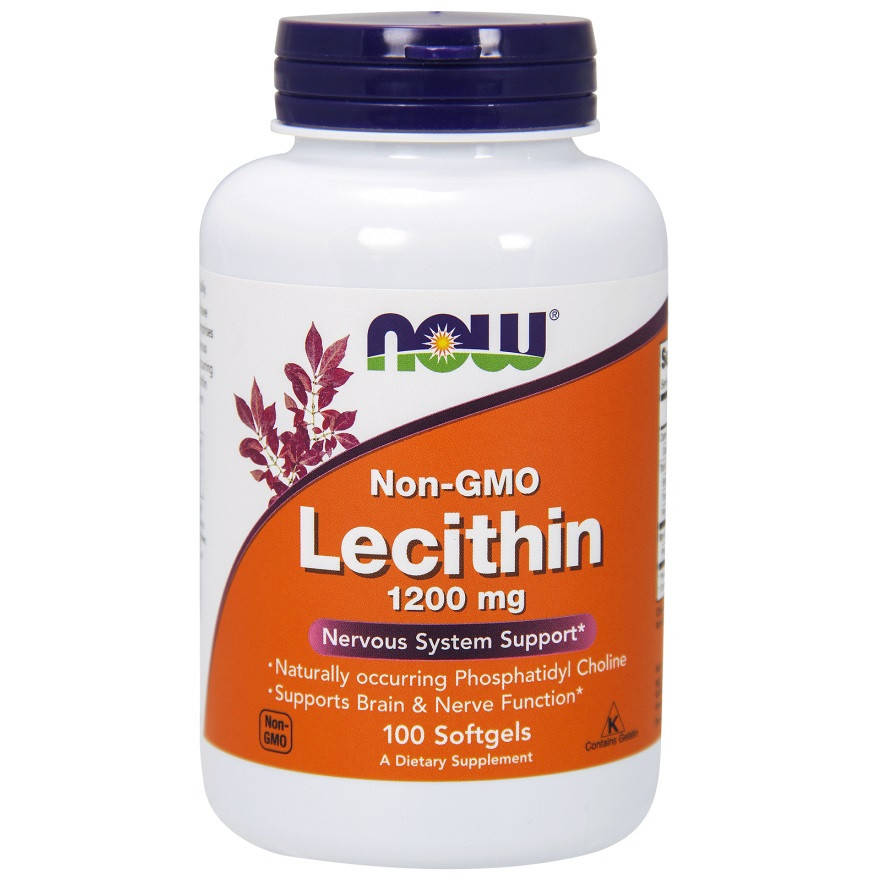 

Лецитин Lecithin Now Foods 1200 мг 100 капсул