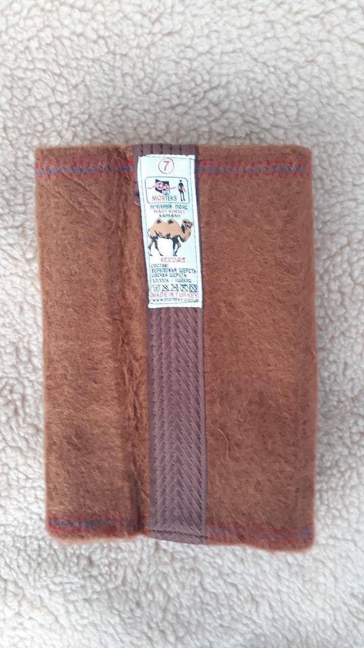 

Лечебно-согревающий пояс КАРАВАН фирмы "Morteks" из натуральной верблюжьей шерсти