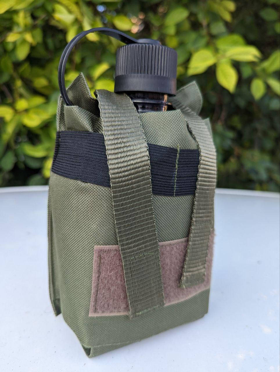 

Подсумок для фляги до 1л - олива, крепление Molle (я производитель)