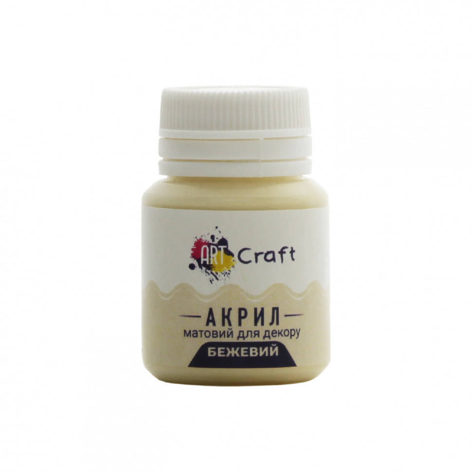 

Акриловая краска для декора Матовая Art Craft AP-4999 20 мл Бежевый от LamaToys
