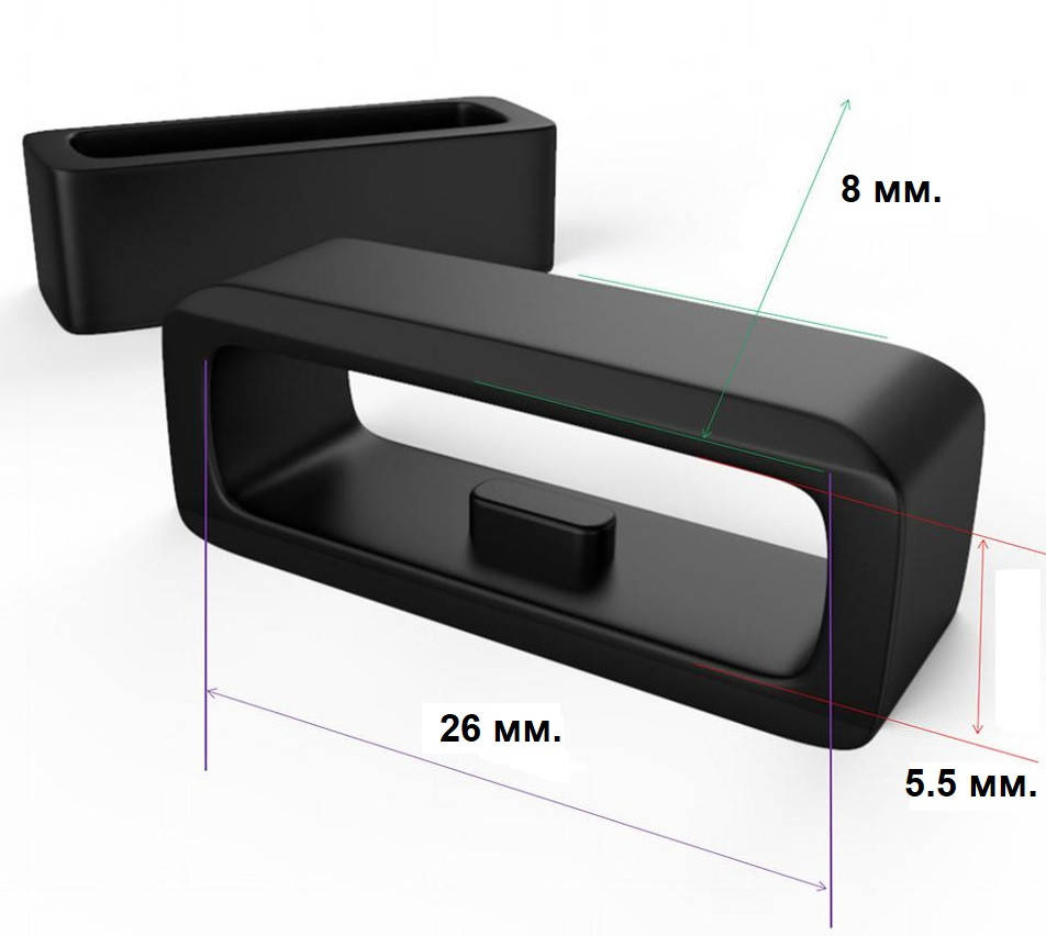 

Держатель ремешка, тренчик 26 мм. (черный)