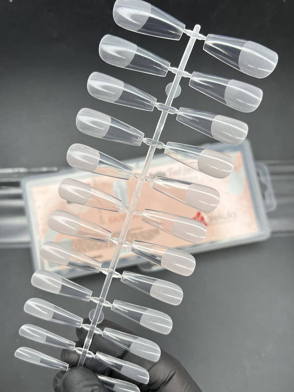

ТИПСЫ NAILS MOLEKULA ГЕЛЕВЫЕ ДЛЯ НАРАЩИВАНИЯ НОГТЕЙ 240 ШТ., БАЛЕРИНА, ПРОЗРАЧНЫЕ