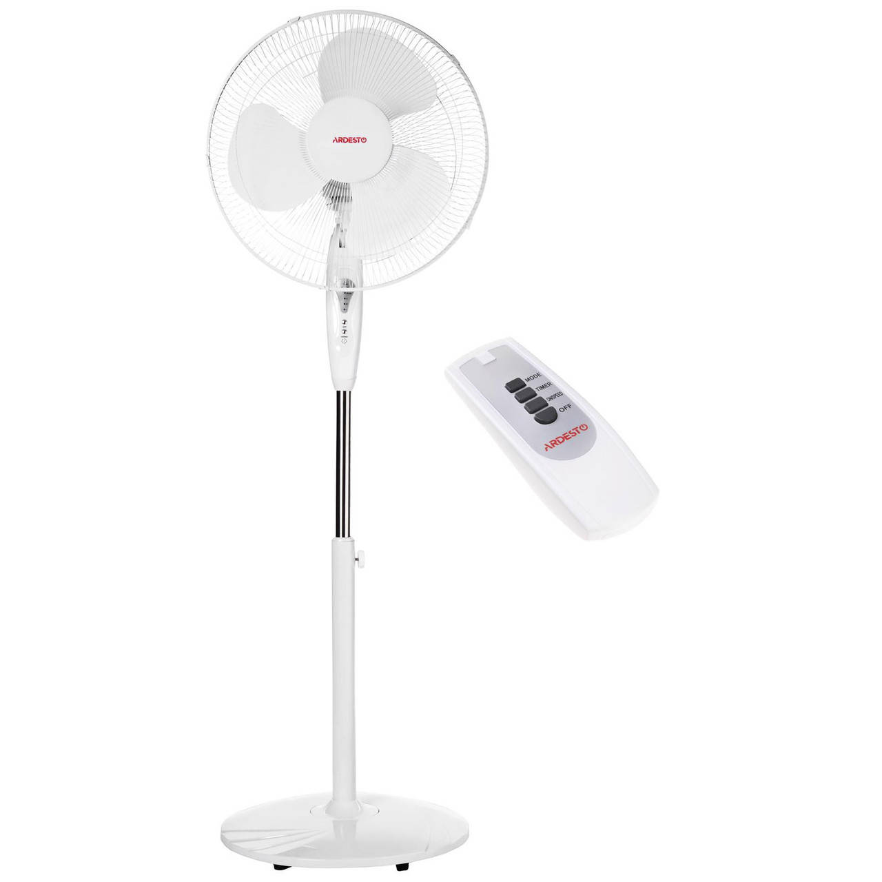 

Вентилятор Ardesto FN-R1608RW белый с ДУ