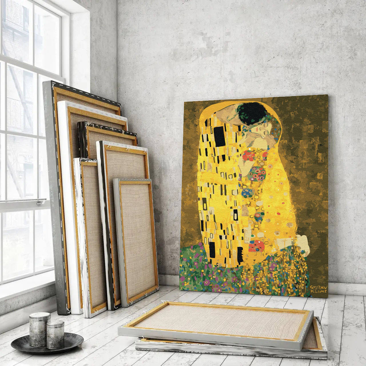 

Картины по номерам 40*50 ""Поцелуй" Густава Климта" №21783