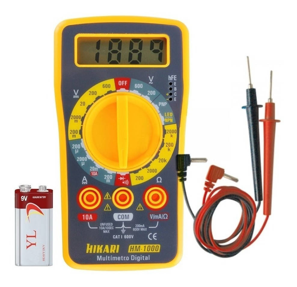 

Мультиметр цифровой универсальный Hikari HM-1000