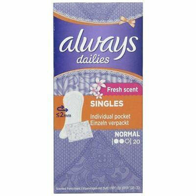 

Прокладки щоденні Always Dailies Normal 20шт Fresh Scent