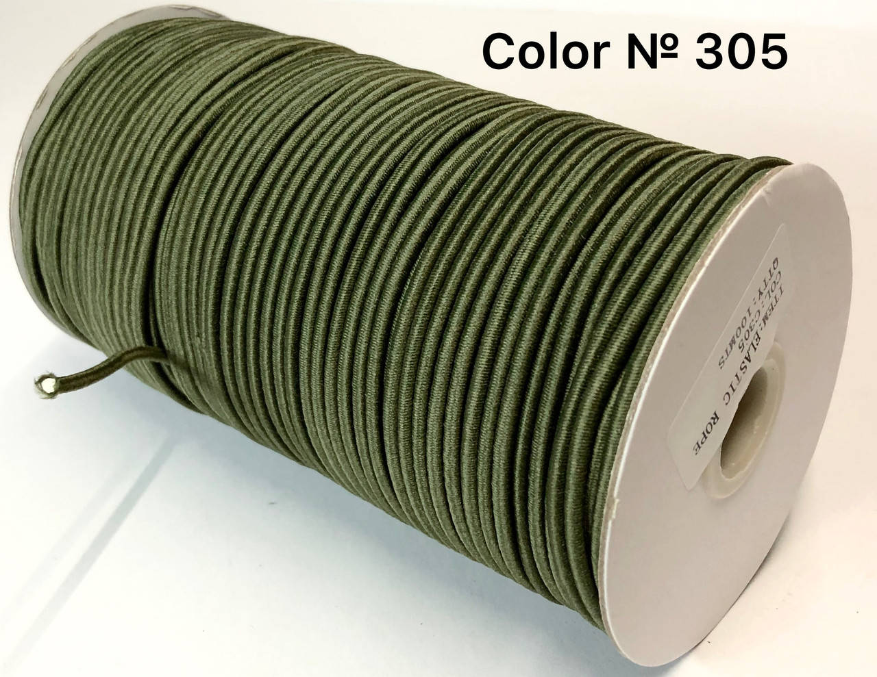 

Круглая резинка Шляпная светлый хаки, диаметр 3 мм