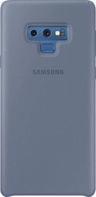 

Оригинальный чехол Samsung Silicone Cover Blue для Galaxy Note 9 SM-N960, Синий