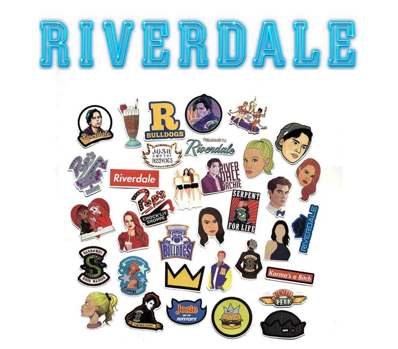 

Набор виниловых наклеек Ривердейл / Riverdale 25 шт.