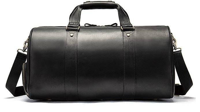 

Сумка дорожная мужская кожаная Vintage 14894 Черная, Черный