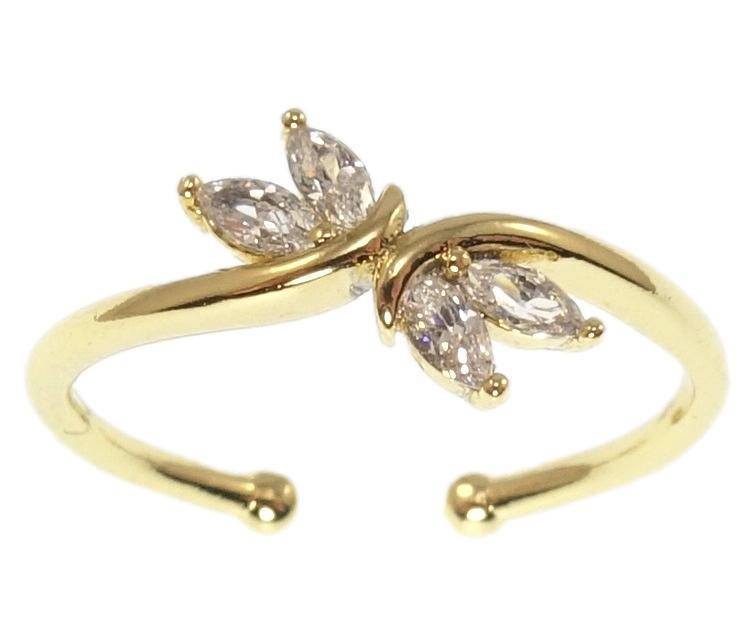 

Кольцо Xuping QQMM Позолота 14K "Кристальная стрекоза" р.14-15