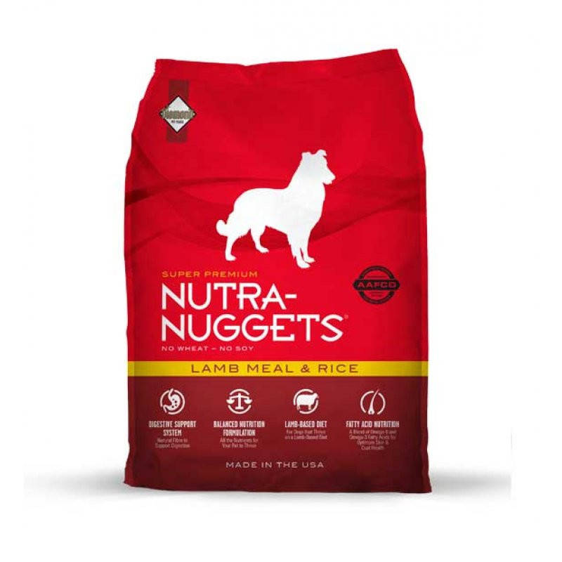 

Nutra Nuggets (Нутра Нагетс) Lamb Meal & Rice - Сухой корм для собак (ягненок/рис)