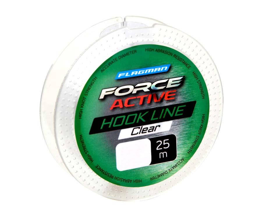 

Леска Flagman Force Active Hook Lenght 25м 0.25мм, Прозрачный