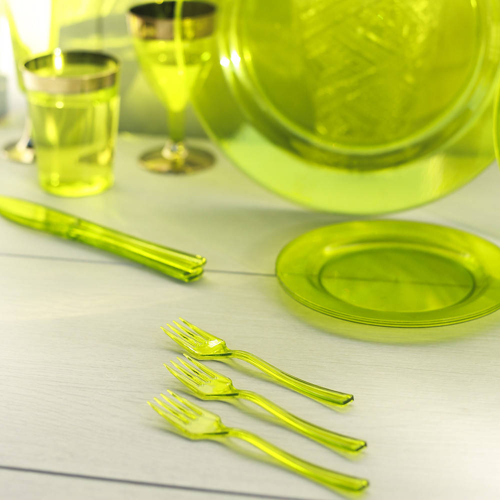 

Вилки десертные одноразовые 24 шт 130 мм для фуршета и кейтеринга Capital For People плотные зеленые, Зелёный