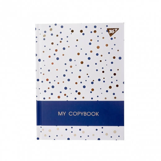 

Блокнот для записей А5/64 тчк. 7БЦ, мат. лам.+фольга золото "MY NOTEBOOK" YES