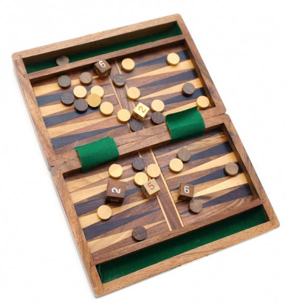 

Нарды из красного дерева дорожные