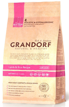 

Сухой корм Grandorf Lamb & Brown Rice KITTEN 0.4 кг с ягненком для котят всех пород