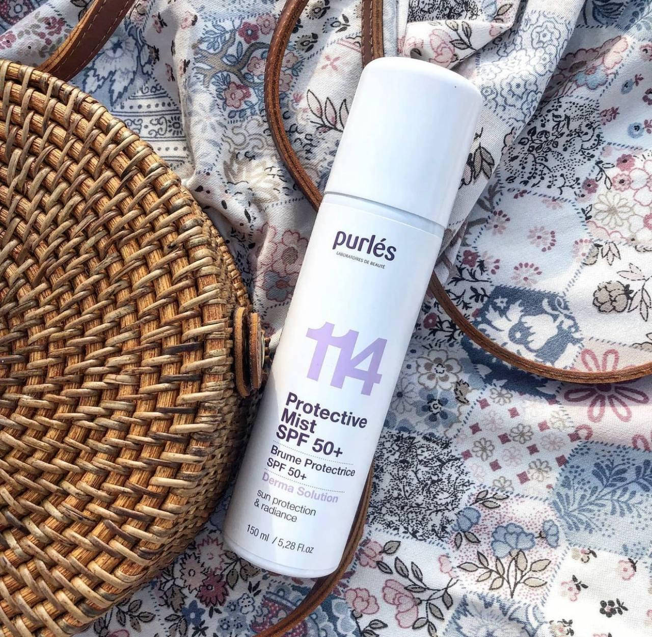 

Увлажняющий солнцезащитный спрей Purles Protective Mist 114 SPF 50+