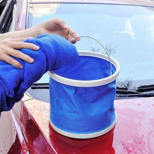 

Складное ведро 9L синие