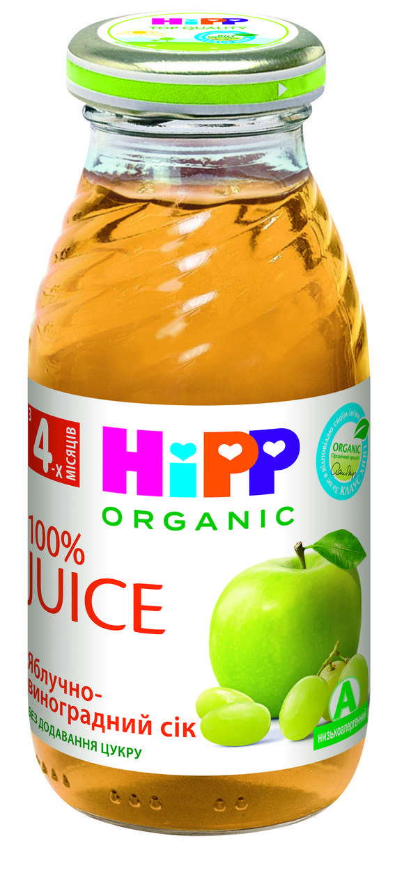 

Сок Яблочно-виноградный Hipp, 200мл