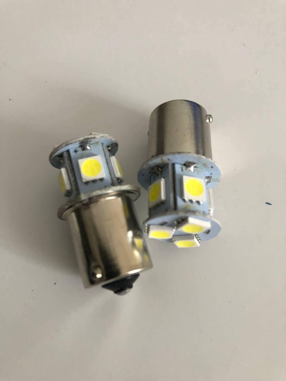 

Автомобильная светодиодная лампа подсветка габаритов 1156-8SMD-5050-12V и 24V (производство Китай)