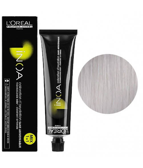 

Краска фарба для волосся L'OREAL INOA 60 МЛ 10.11 ОЧЕНЬ ОЧЕНЬ СВЕТЛЫЙ БЛОНДИН НАСЫЩЕННЫЙ ПЕПЕЛЬНЫЙ