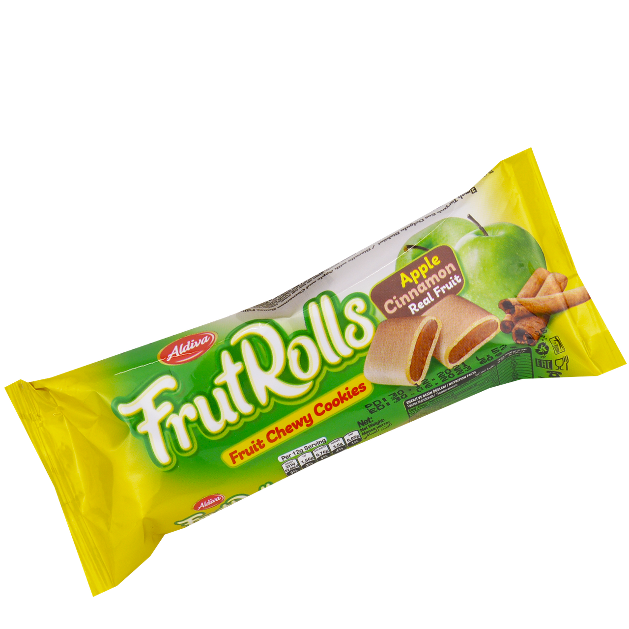 

Печенье Aldiva Frut Rolls с начинкой яблоко-корица 60 г