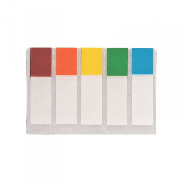 

Закладки пластикові з клейким шаром BM.2305-98 Neon 45х12мм 5х20арк (1/24)