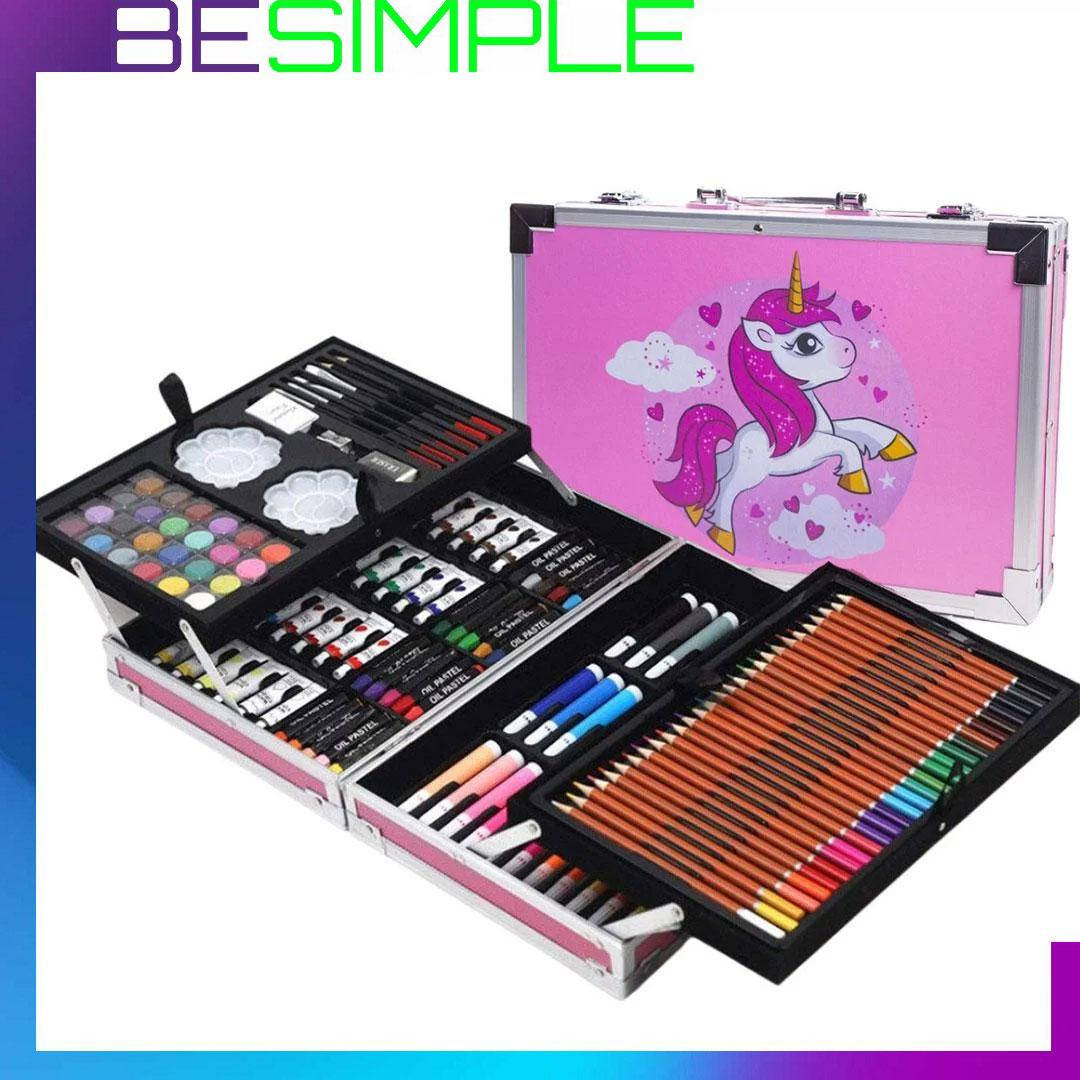 

Художественный набор для творчества 145 предметов / Набор для рисования в чемодане