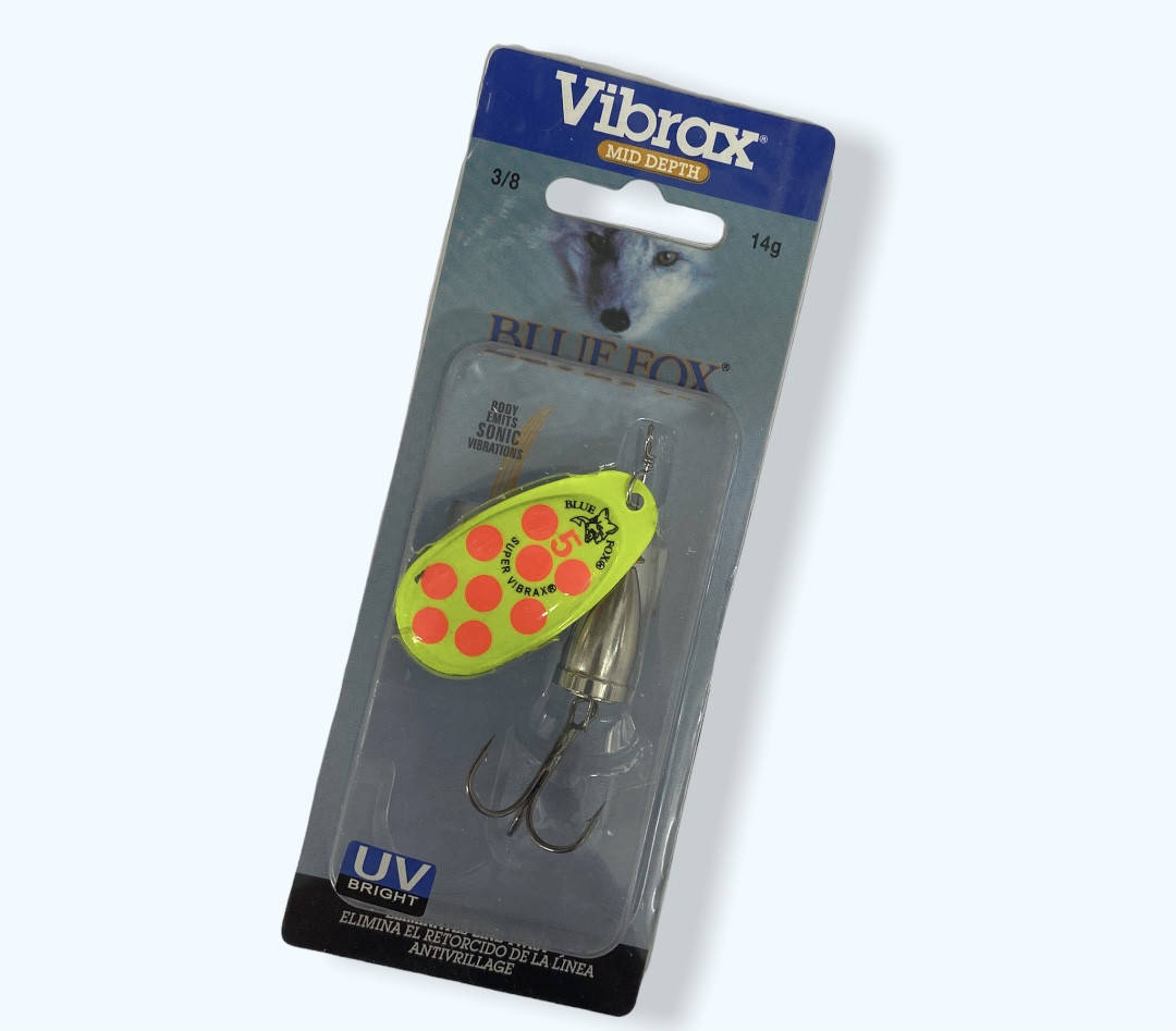 

Блесна вертушка светонакопительная BLUE FOX UV 14 г. 10, Синий