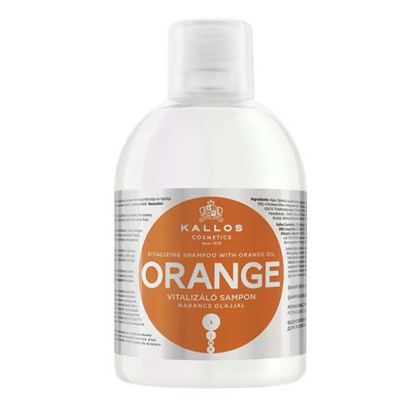 

Восстанавливающий шампунь для волос с маслом апельсина Kallos Cosmetics Orange Shampoo 1000мл