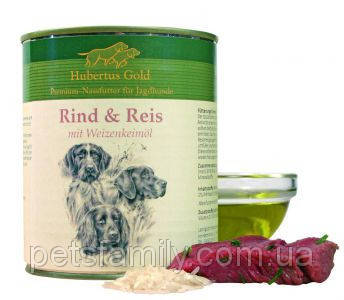 

Hubertus Gold (Хубертус Голд) консервы, баранина и рис, 400 грамм