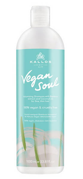 

Шампунь Kallos Vegan Soul для объема волос с экстрактом бамбука, 1 л