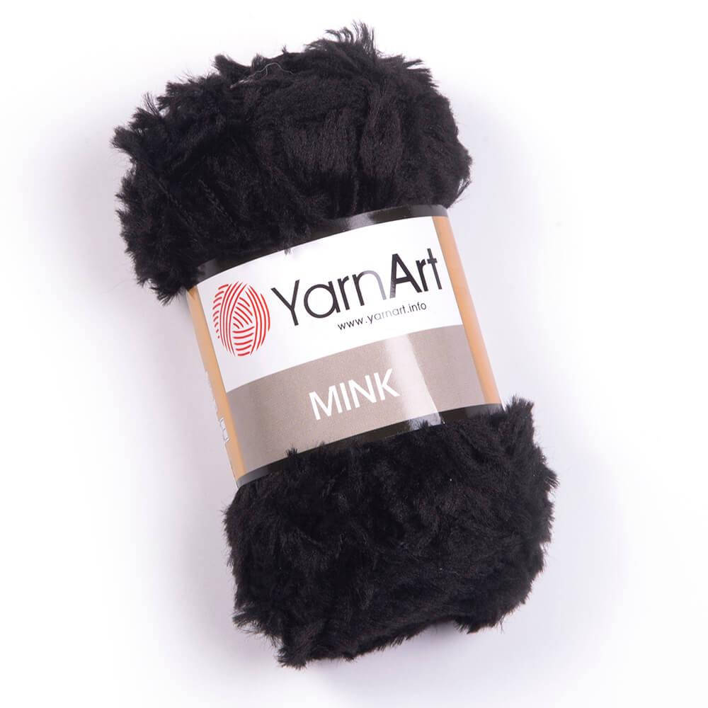 

Пряжа YarnArt Mink 346 черный