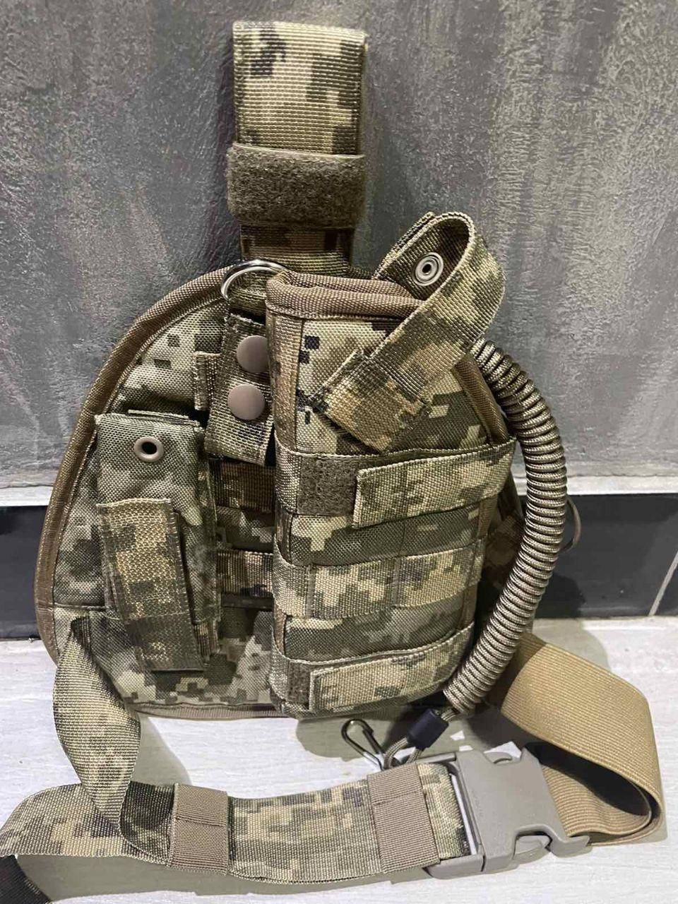 

Кобура тактическая Пиксель под ПМ набедренная