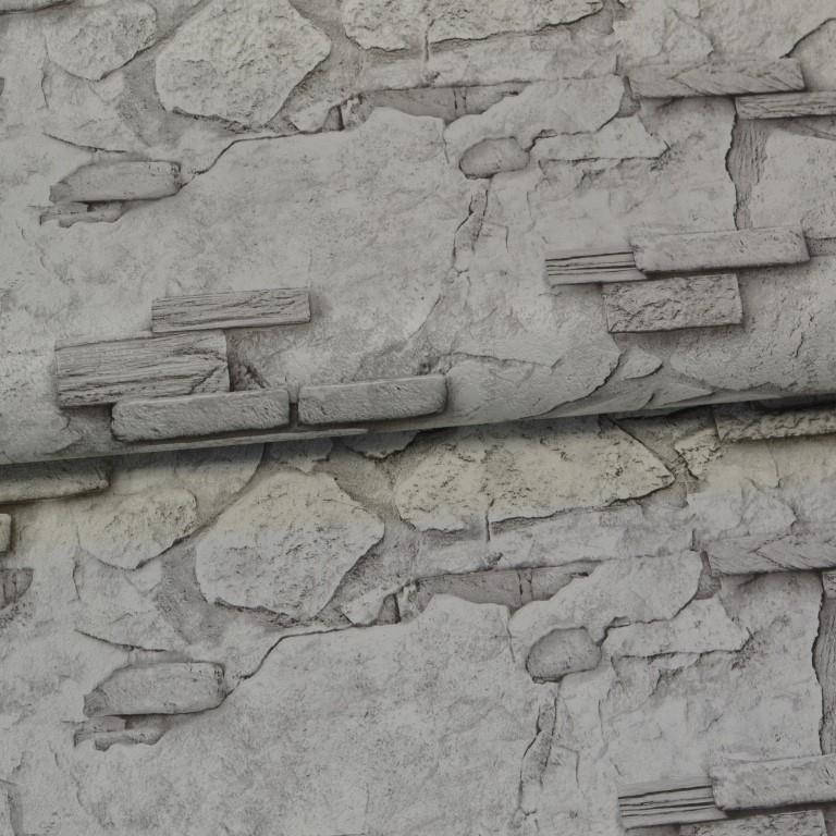 

Обои виниловые на бумажной основе супер-мойка Славянские обои Expromt В49,4 Берит серый 0,53 х 10,05м