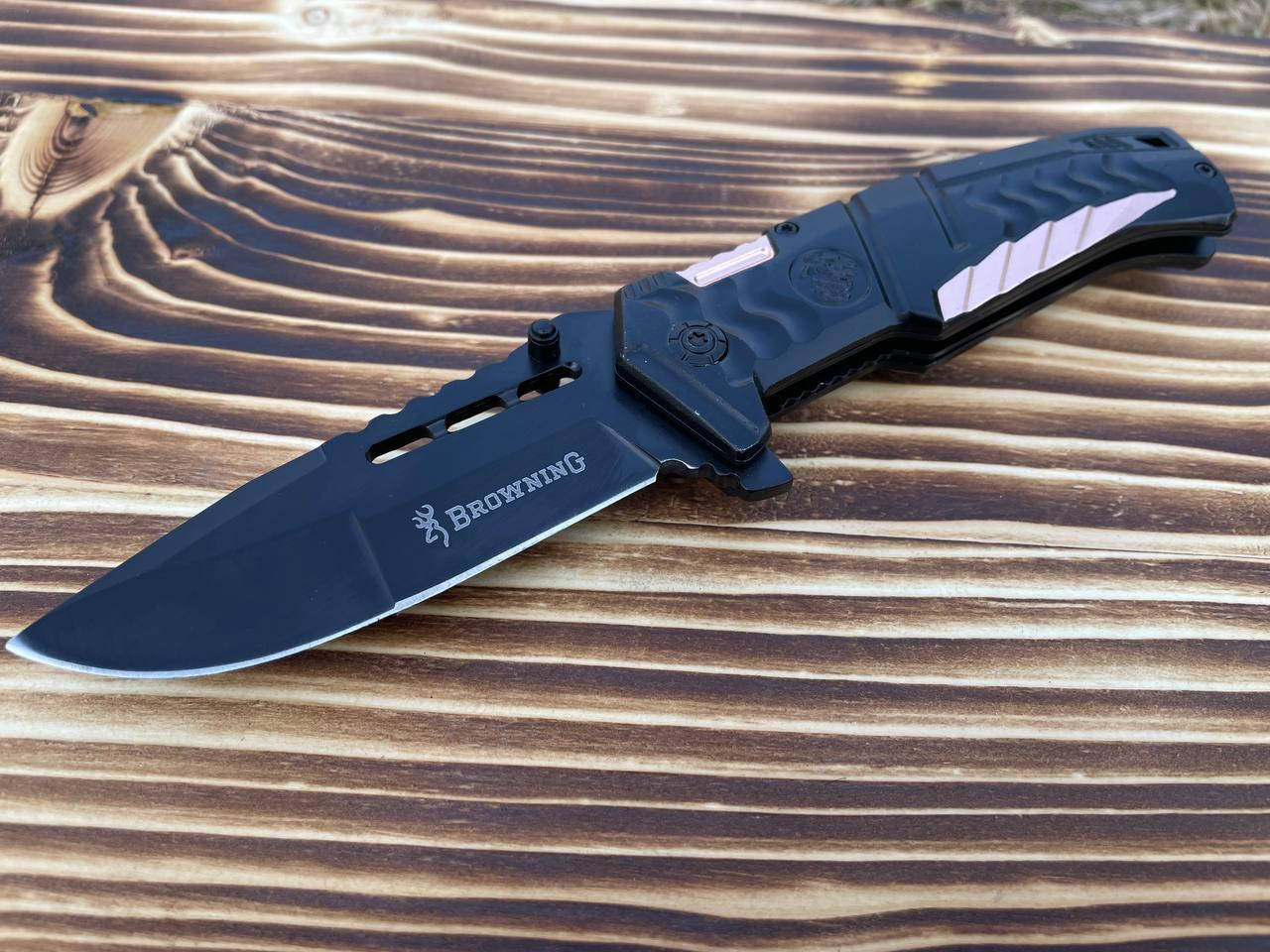 

Нож раскладной Пират для туризма и охоты Подарок отцу на праздник