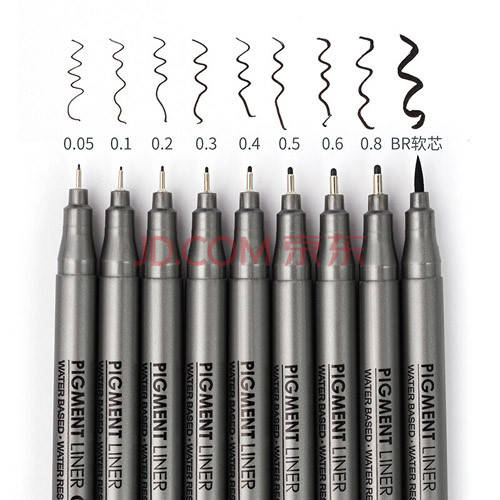 

Рапидографы (набор для графики) Raffine 9 шт. 7810-9PB