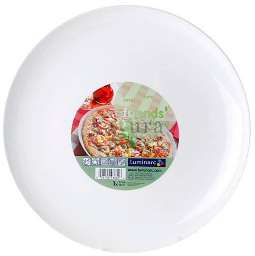 

Friends Time Блюдо для пиццы 32 см Luminarc C8016, Белый